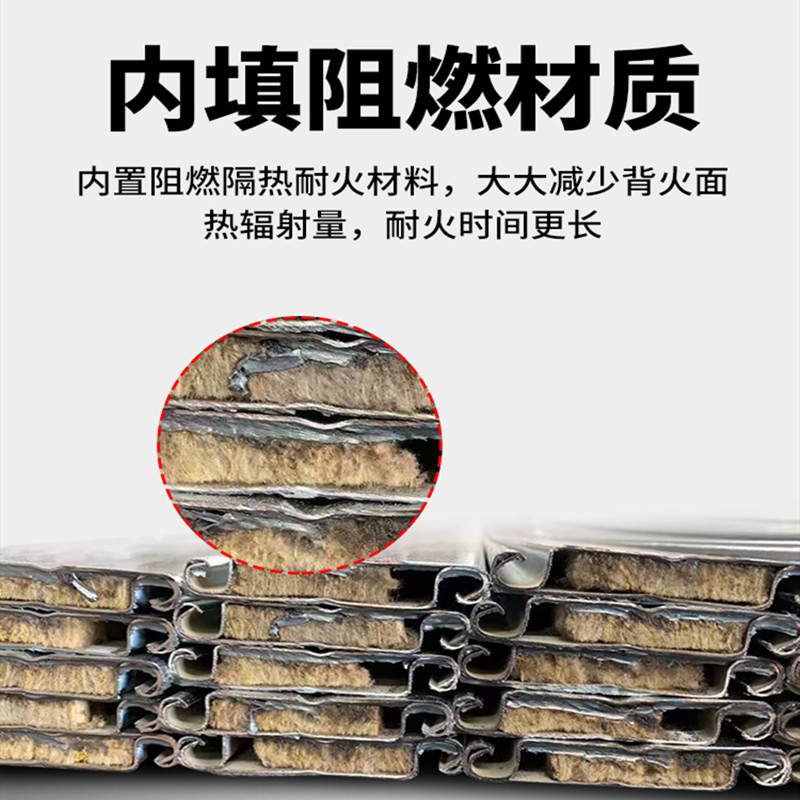 鋼質無機布防火卷簾門卷閘門