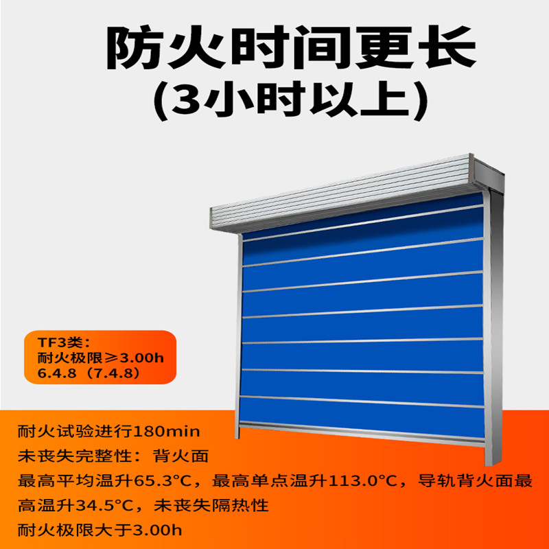 鋼質無機布防火卷簾門卷閘門